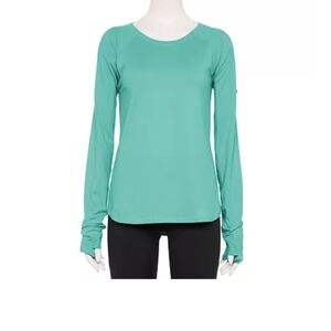 Tek Gear Adaptive Long Sleeve Performance TeeColor: River Moss, Size: LARG(EUC)